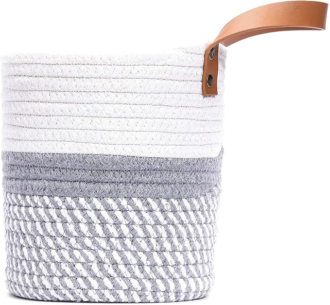 Wall Hanging Storage Basket, Woven Plant Holder - Image 4