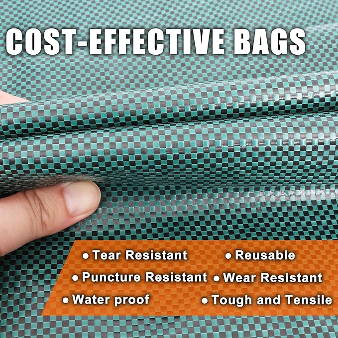 3 Pack 72 Gallon Leaf Bags Reusable - Image 7