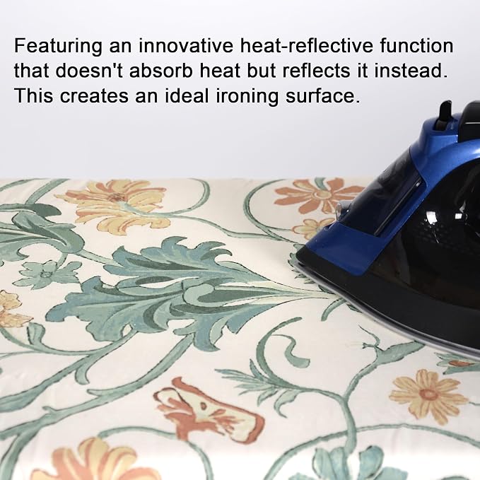 veiox 15″x54″ Ironing Board Cover and Pad, Heatproof Surface, Easy Fit Elastic - Image 5