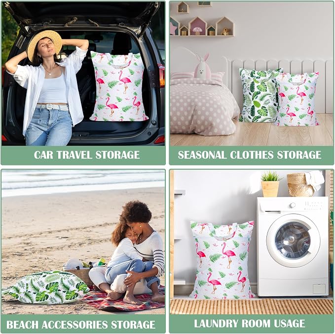 2 Pcs Large Travel Laundry Bags - Image 6