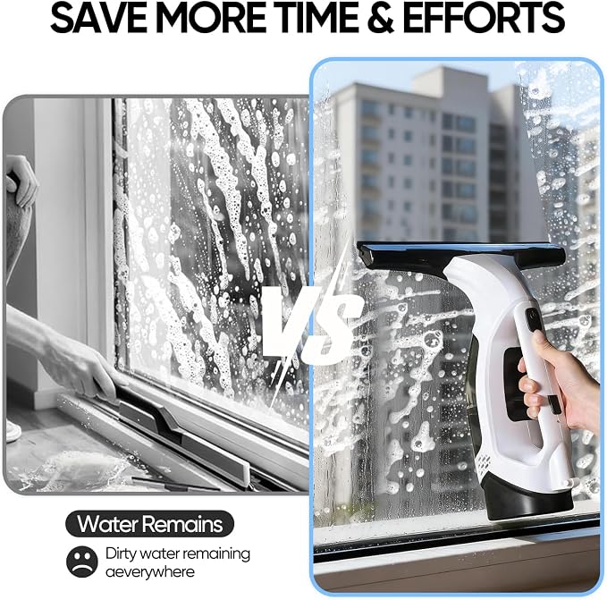 Window Vacuum Squeegee Cordless, Window Vacuum Cleaner - Image 3