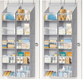 AOODA 4 Pack Over the Door Organizer, Large Capacity Closet Door Hanging by AOODA