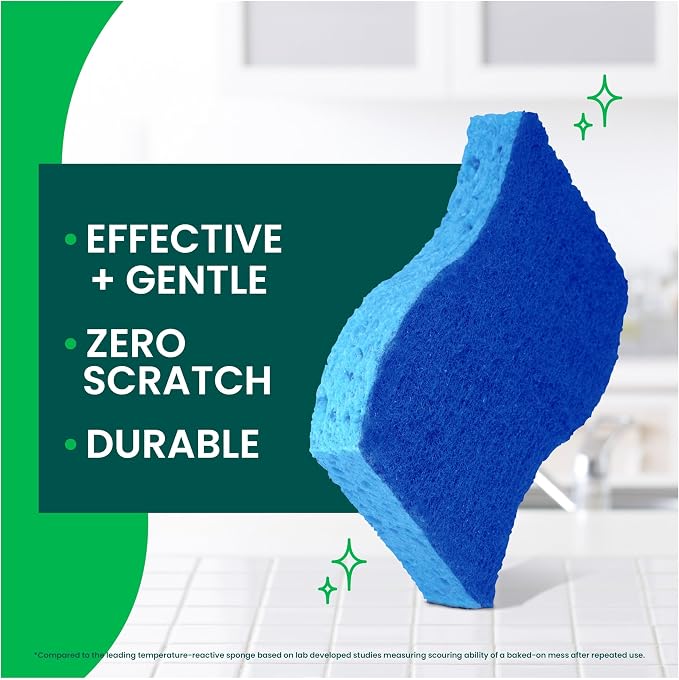 Scotch-Brite Zero Scratch Non-Scratch Scrub Sponges, 36 Pack | Sponges - Image 3