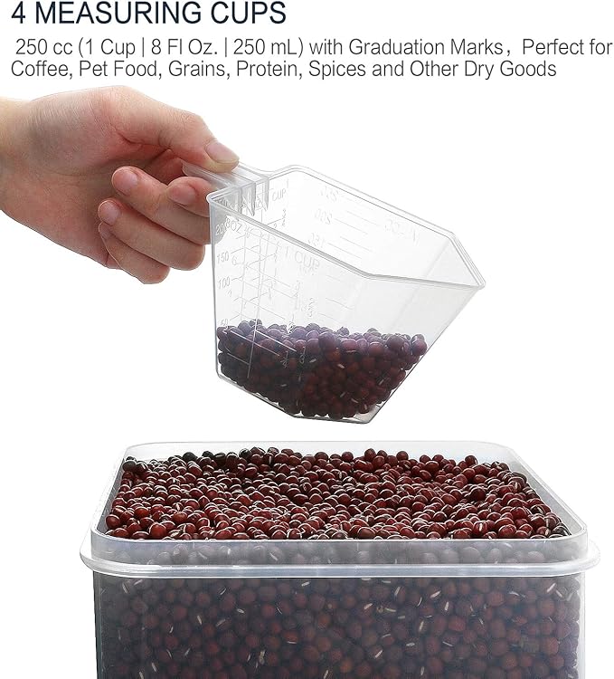 M MCIRCO Extra Large 4 Pack, 6.5L/7qt/220oz Tall Food Storage Containers | - Image 7
