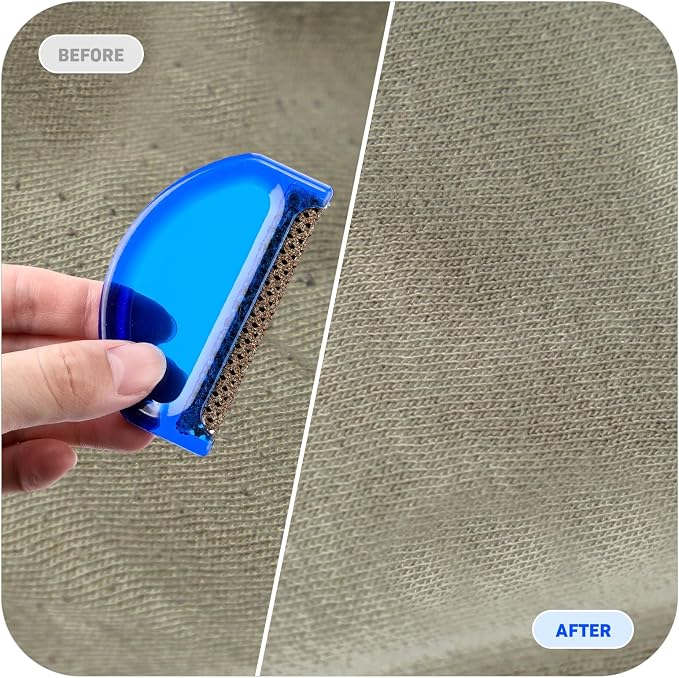 Boao 4 Pieces Sweater Combs to Remove Pilling Sweater Defuzzer, Minimalist | - Image 6
