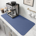 PoYang 31.5x17 Inch Coffee Mat, Extra Large Dish Drying Mat, Stain-Hiding by PoYang