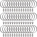 Lansian 44 Pack Curtain Rings by Lansian