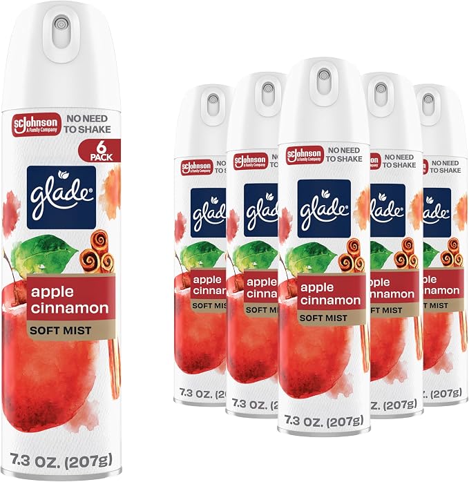 Glade Air Freshener Room Spray, Apple Cinnamon Scent, Odor Fighting to Deliver by Unknown
