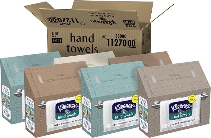Kleenex White Hand Towels by Unknown