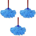 EaseYourDay 3 Pack Microfiber String Mop Head Refills, Standard US Thread by EaseYourDay