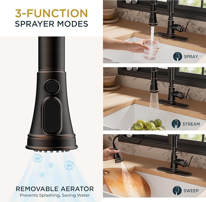 FORIOUS Atique Kitchen Faucet - Image 5