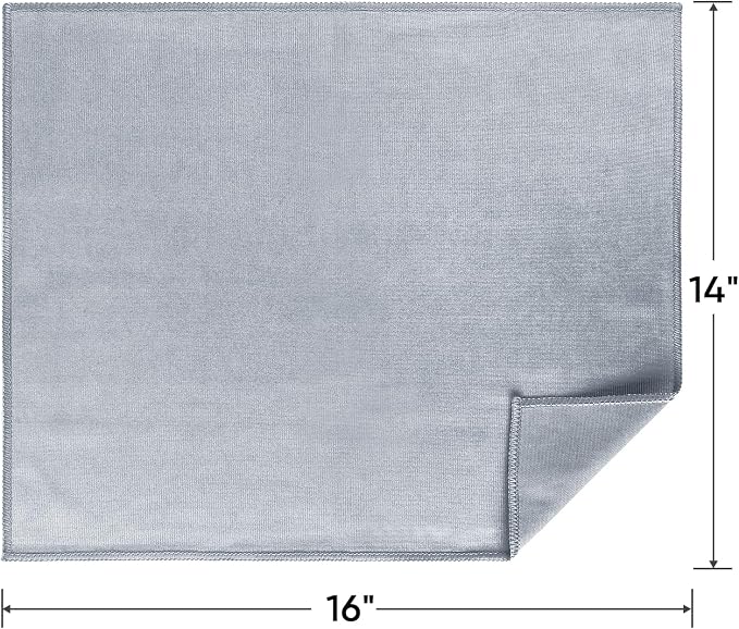 HOMEXCEL Glass Cleaning Cloths 6PK, Streak Free Towel - Image 7