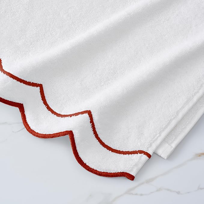 Peri Home 2 Piece Cotton Bath Towel Set, Embroidered - Image 9
