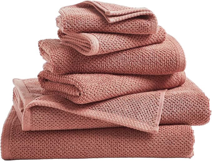 Great Bay Home 100% Cotton 6 Piece Towel Set by GreatBayHome