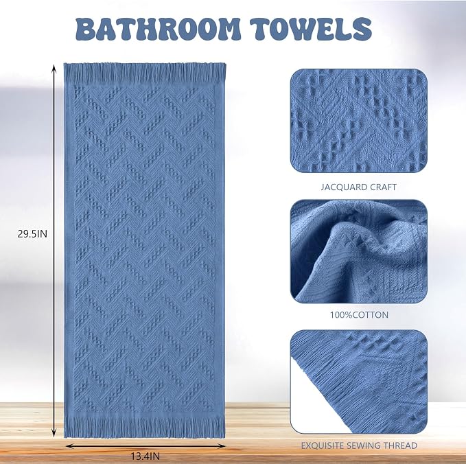 HunnmingRe 15 Pack Boho Hand Towel - Image 2