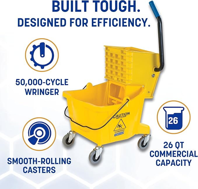 Carlisle FoodService Products 26 Qt Mop Bucket - Image 2