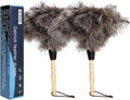 2 Pcs Ostrich Feather Dusters by NEWONG