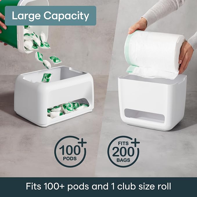 YouCopia SinkSuite Bag & Pod Dispenser, Standing Garbage Bag and Dishwasher Pod - Image 3