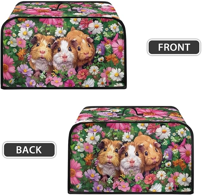 Guinea Pig Slow Cooker Cover Compatible with 6-8 qt Slow Cooker Holder Dust Resistant Decor for House