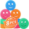 Treeroot 8 Pack Colorful Smile Scrub Sponges, Temperature Controlled by Unknown