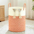 Laundry Basket, Woven Cotton Rope Laundry Hamper, 60L by Artfeel