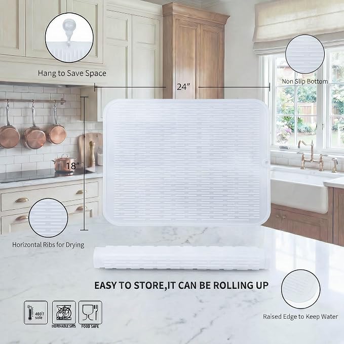 MicoYang Silicone Dish Drying Mat - Image 2