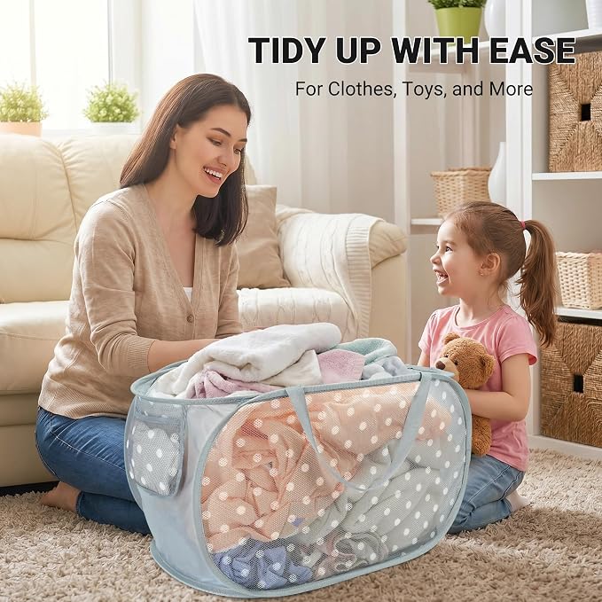 Sturdy Collapsible Laundry Baskets - Image 2