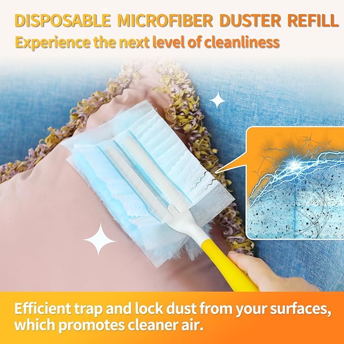 100 Count Electrostatic Duster Refills Compatible - Image 3