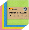 MoLKENE Swedish Dishcloths for Kitchen, 10 Pack Cellulose Sponge Cloths | by MoLKENE