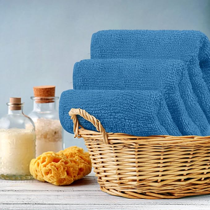 Utopia Towels 12 Pack Premium Wash Cloths, 12x12 in, Electric Blue | Highly - Image 6