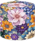 Air Fryer Cover Dust Cover, Washable Small Appliance Covers for 8 Quart Air Fryer & Pressure Cooker Kitchen Appliance Accessories with Pockets, Bright Blossom
