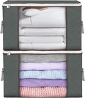90L Large Storage Bags, 2 Pack Clothes Storage Bins Closet Organizers | by BuddingJoy-BuildaJoyfulLifeforYou