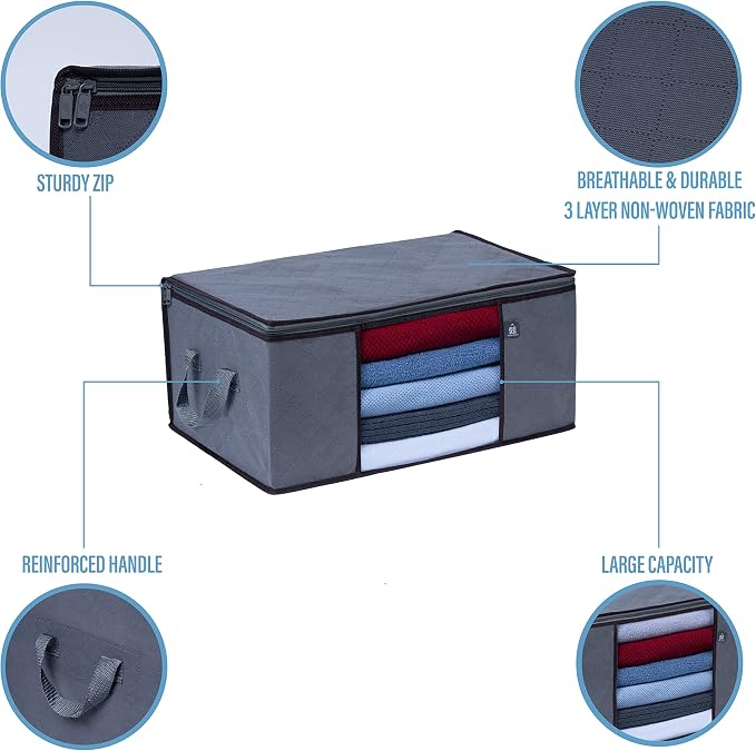 VENO 3 Pack Large Clothes Storage Bag - Image 2