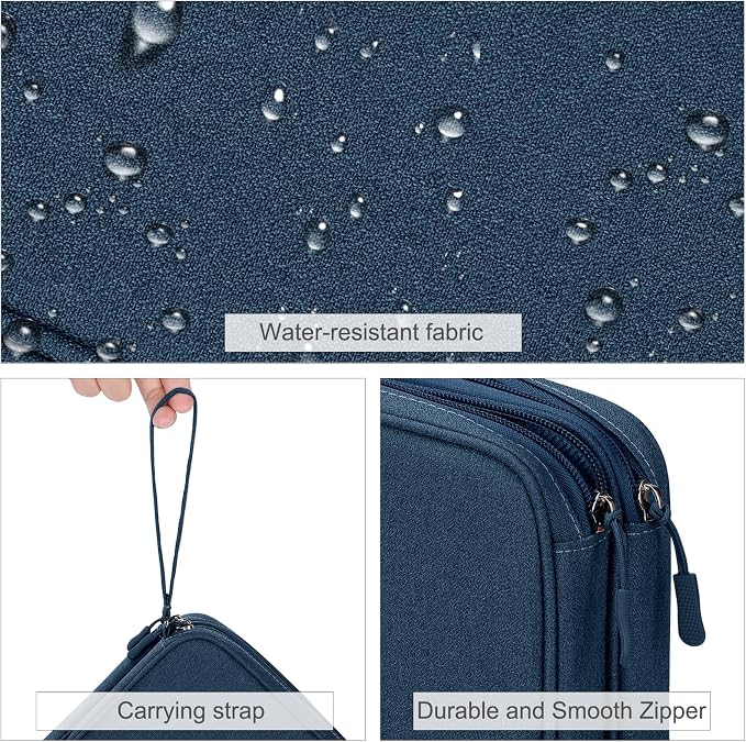 FYY Electronic Organizer, Travel Tech Pouch Bag, Extra Large, Waterproof - Image 4