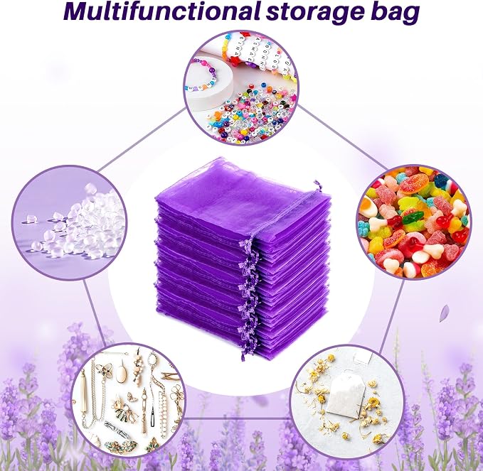 Sukh 50 Lavender Sachet Bags Empty - Image 6