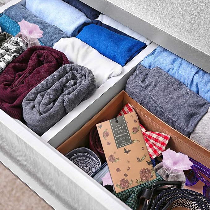 14 Packs Scented Sachets for Drawers and Closets Gift Box 4 Different Scent - Image 3