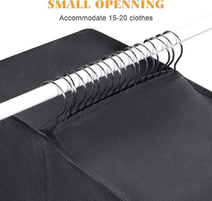 Univivi Garment Bag for Moving, Heavy Duty Suit Bag, 50 Inch, Non-woven Fabric - Image 5