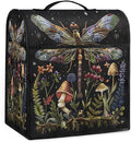 Kitchen Aid Mixer Cover Animal Dragonfly Flower Stand Mixer Cover Compatible with 6-8 Quarts Stand Mixers, Dust Covers with Zipper Pocket Foldable Washable Kitchen Aid Organizer Bag