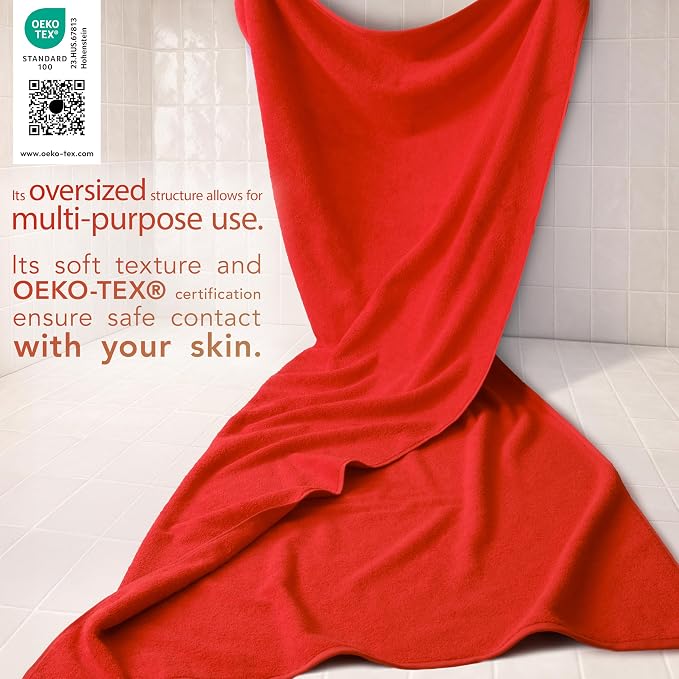 Cotton Paradise 100% Cotton Turkish Towel, Soft Absorbent Quick Dry, 40x80 - Image 3
