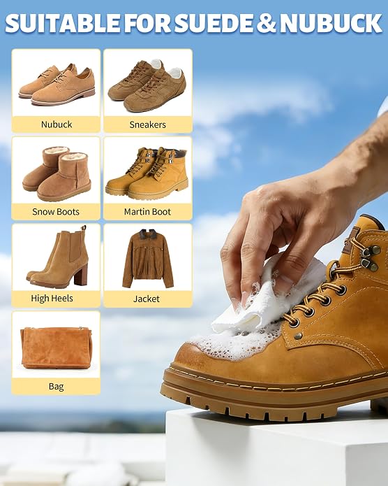 Jevvu Suede Shoe Cleaner, Suede Cleaning Kit - Image 4