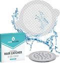 25 Pack Disposable Shower Drain Hair Catcher Mesh Stickers by AireAllure