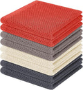 Homaxy 100% Cotton Waffle Weave Kitchen Dish Cloths 8-Pack, Ultra Soft by Homaxy