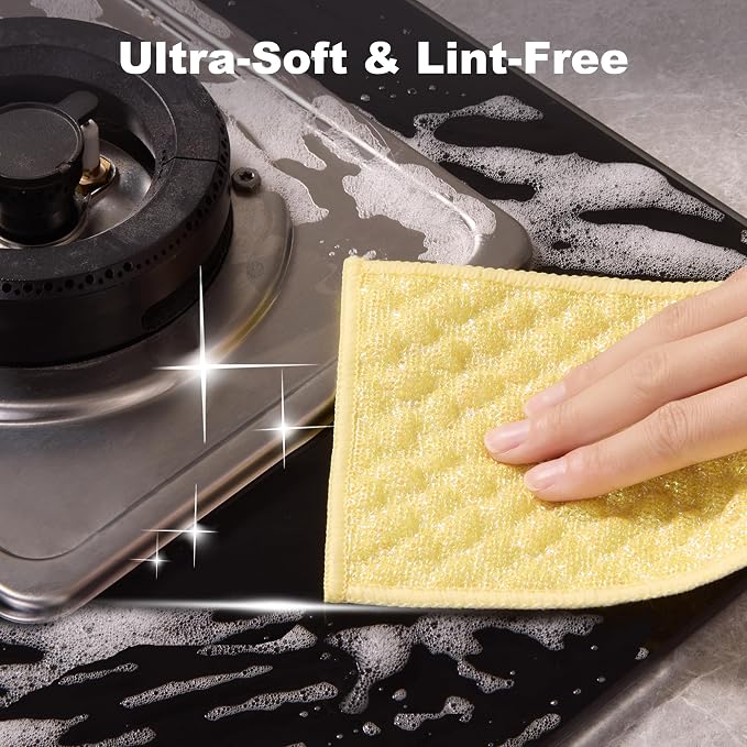 JOYMOOP 16 Packs Microfiber Cleaning Cloth - Image 6