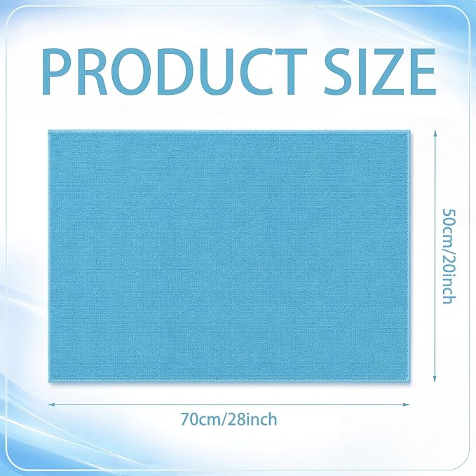 Nuanchu 20 Pieces Extra Large Microfiber Cleaning Cloth Rags Towels Bulk 20 x - Image 2