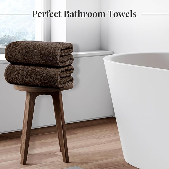 8 Piece Towel Set, 2 XL Bath, 2 Hand, 4 Washcloth, Lighter Weight, Quicker to - Image 2