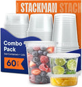 Stack Man Plastic Deli Food Storage Containers by StackMan