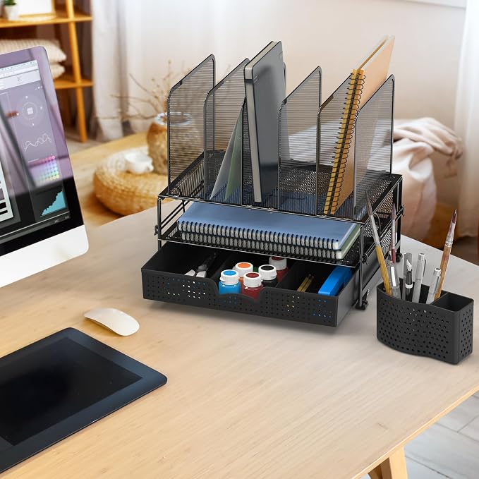 Simple Houseware Desk File Organizer - Image 4