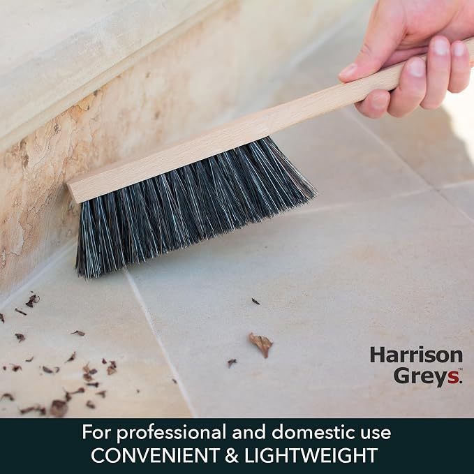 14.2" Hand Broom Soft Bristles Cleaning Brush, Dusting Brush - Image 4