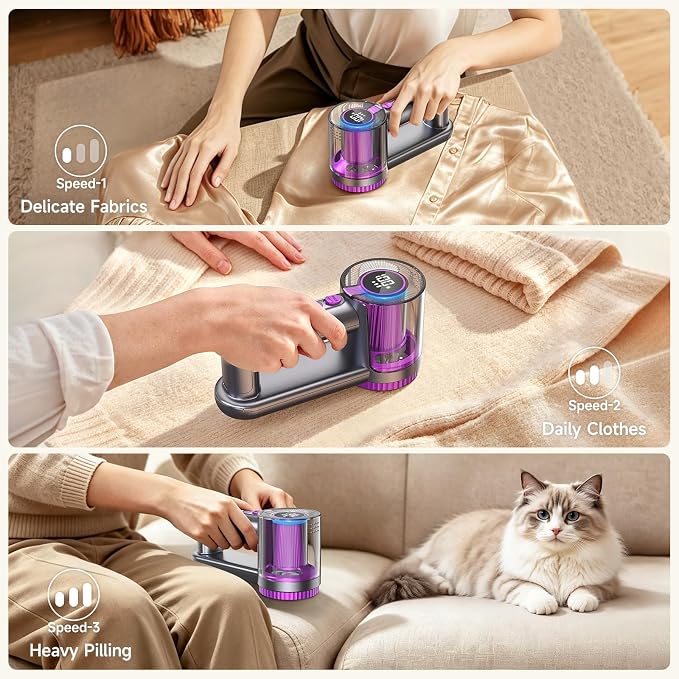 Powerful Fabric Shaver for Clothes, Safe Lint Remover - Image 3