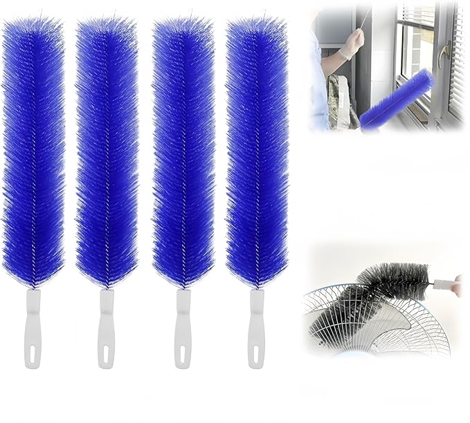 Bendable Microfiber Head, 2026 Fan Cleaner Brush Reusable Dust Remover Washable by TAIRUNF